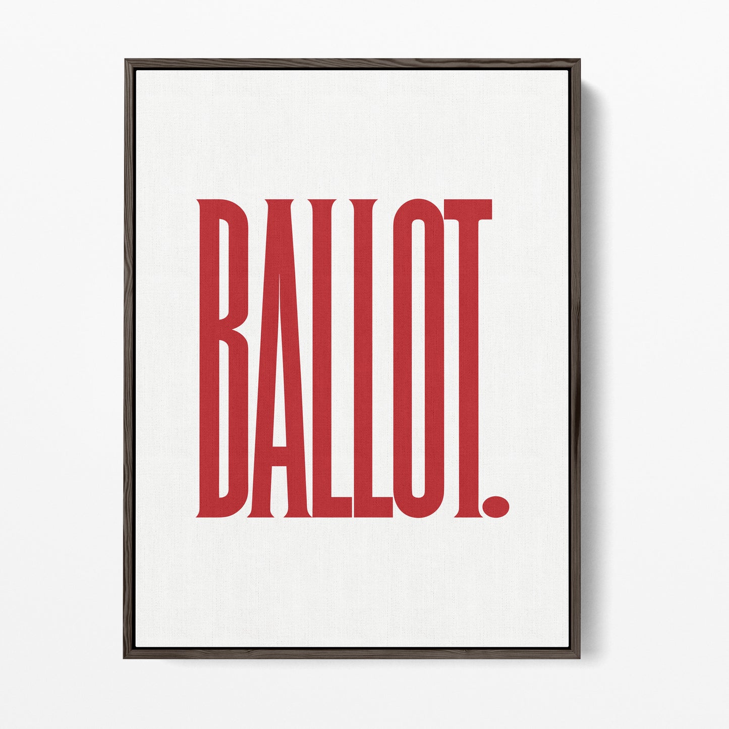 Ballot Canvas Portrait