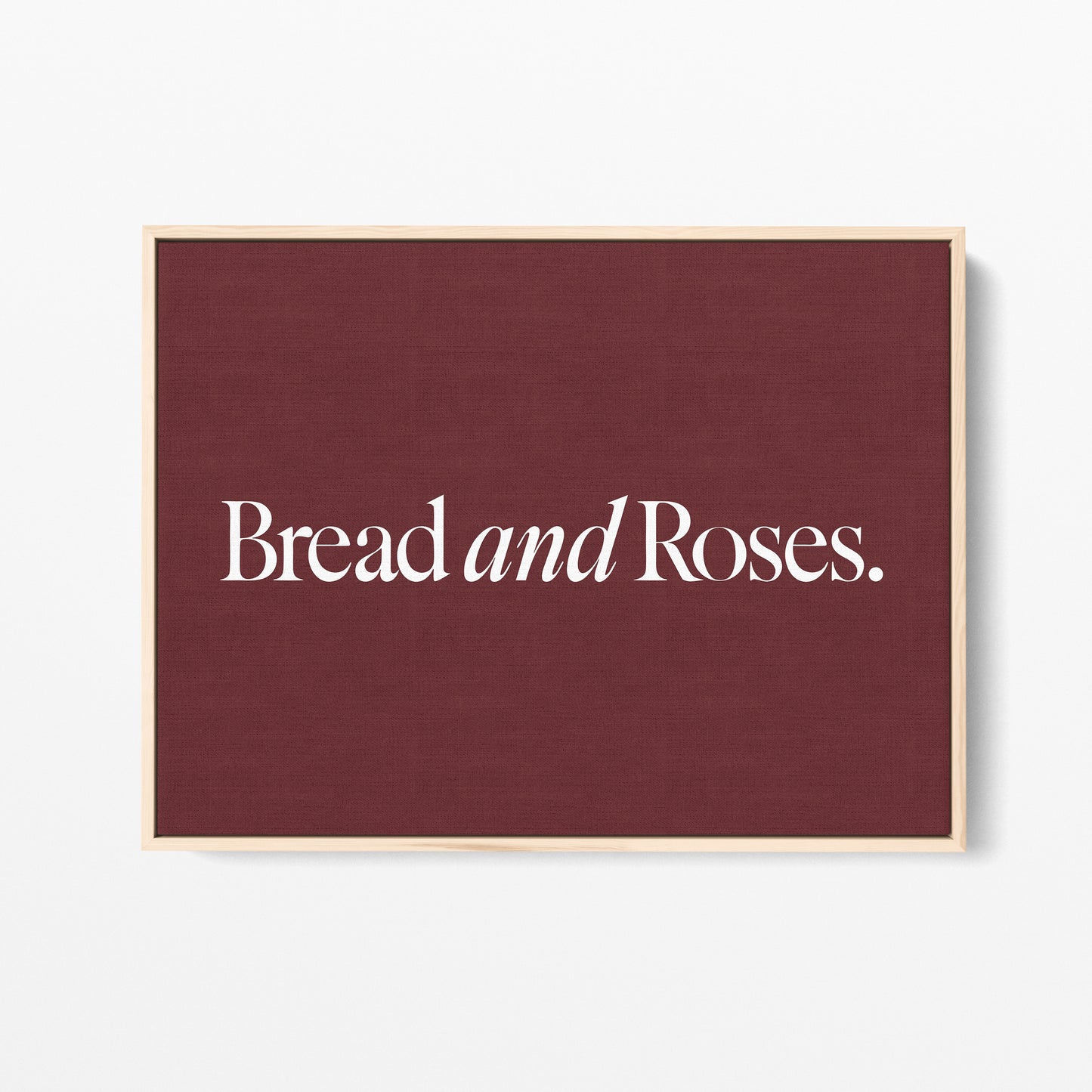 Bread and Roses Canvas Landscape