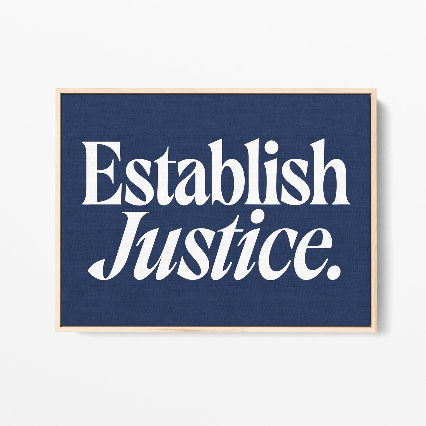 Establish Justice Canvas Landscape