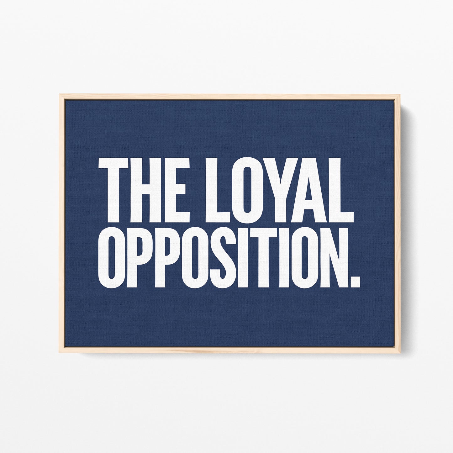 Loyal Opposition Canvas Landscape