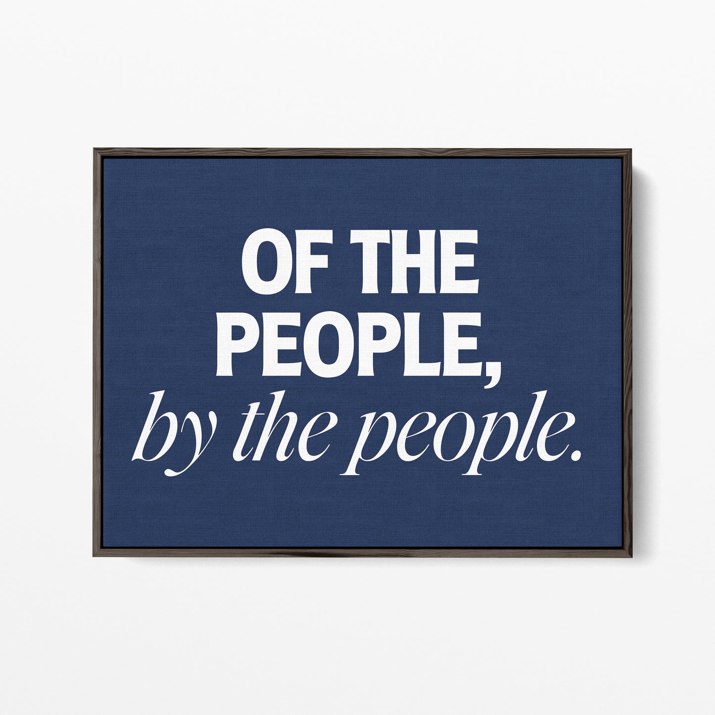 Of the People Canvas Landscape