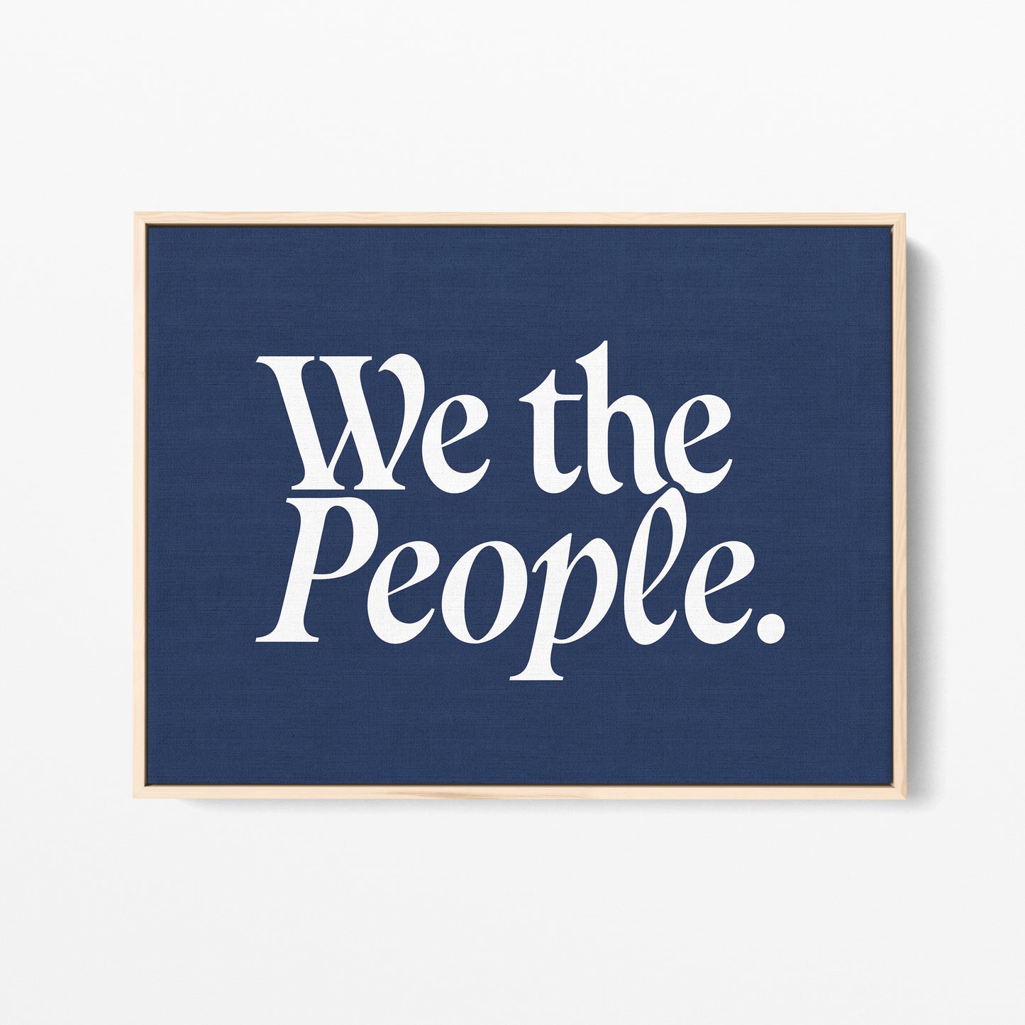 We the People Canvas Landscape