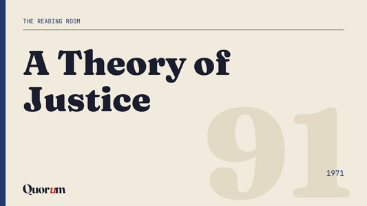 A Theory of Justice, a Reading Room essay