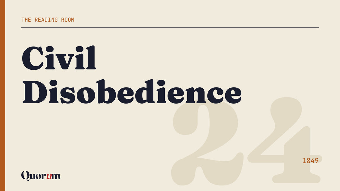 Civil Disobedience, a Reading Room essay