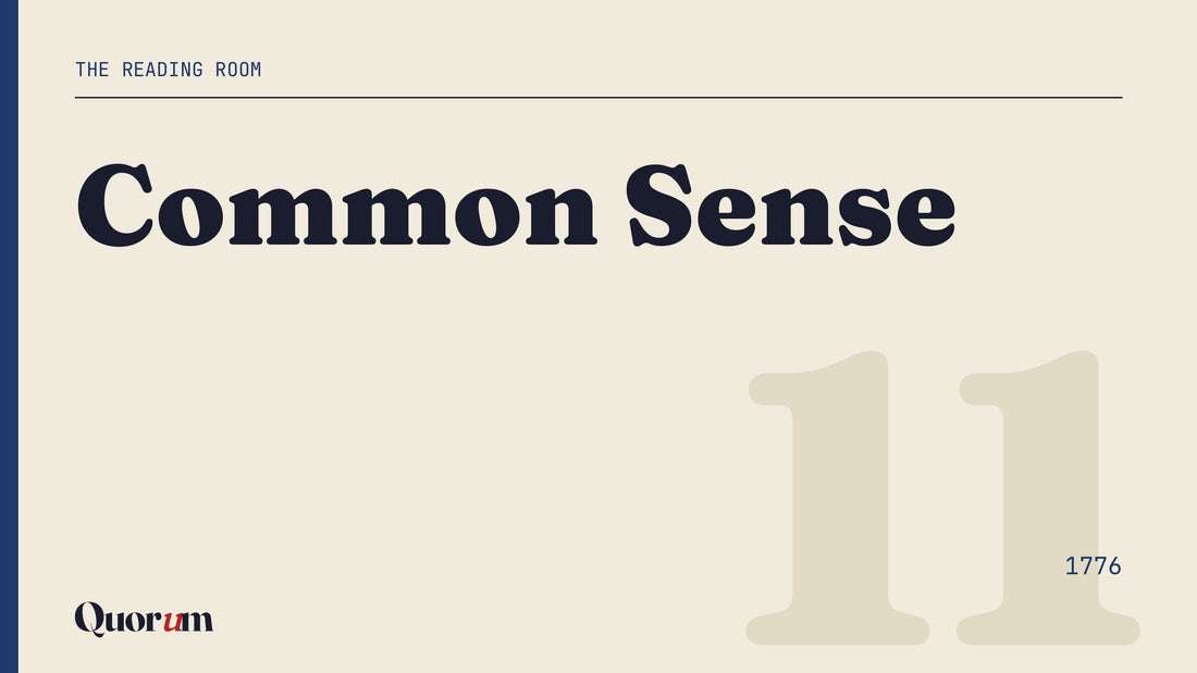 Common Sense, a Reading Room essay