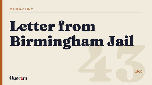 Letter from Birmingham Jail, a Reading Room essay