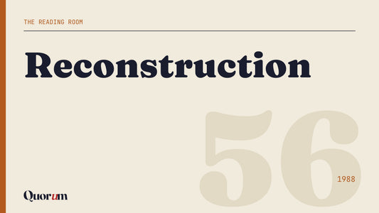 Reconstruction, a Reading Room essay