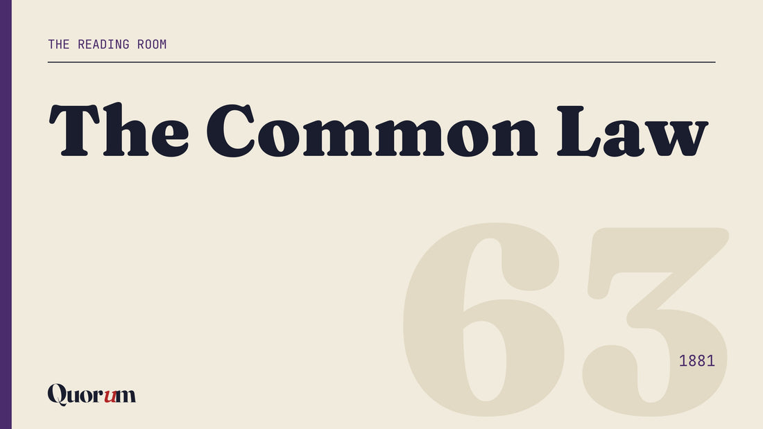 The Common Law, a Reading Room essay
