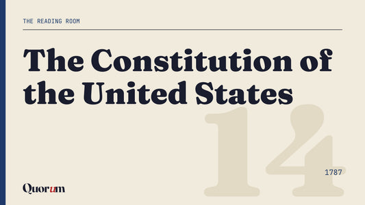 The Constitution of the United States, a Reading Room essay