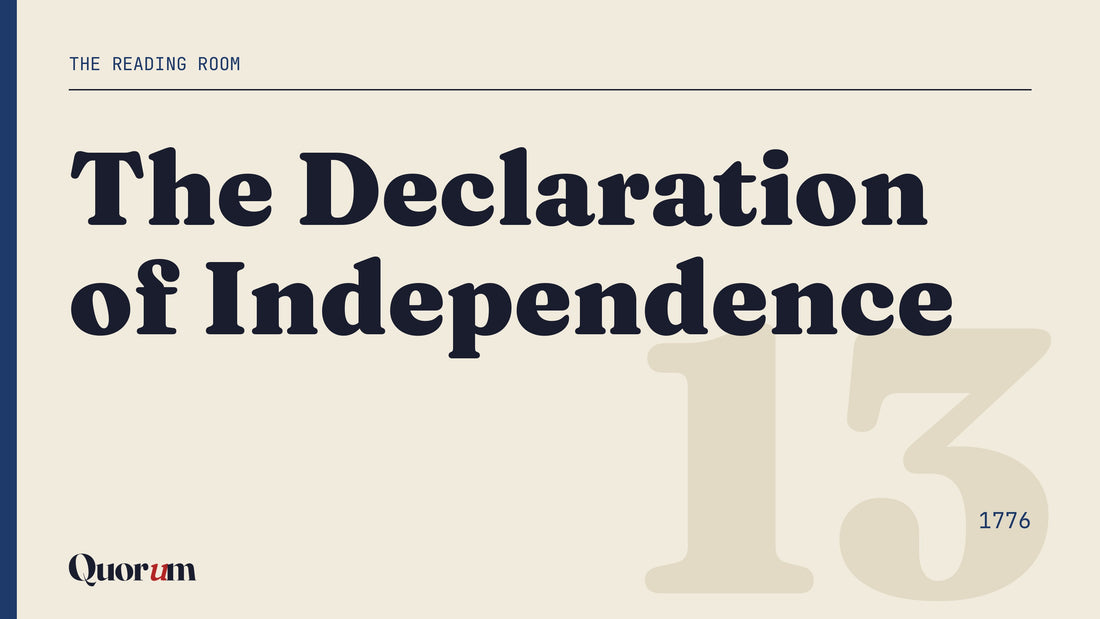 The Declaration of Independence, a Reading Room essay