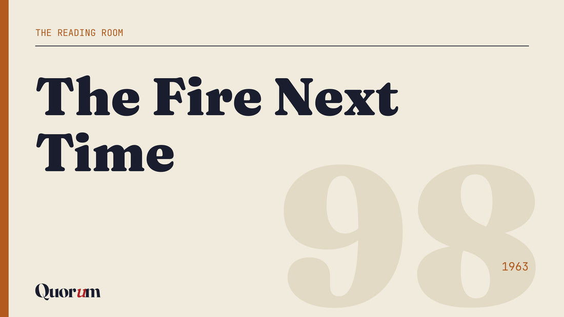 The Fire Next Time, a Reading Room essay