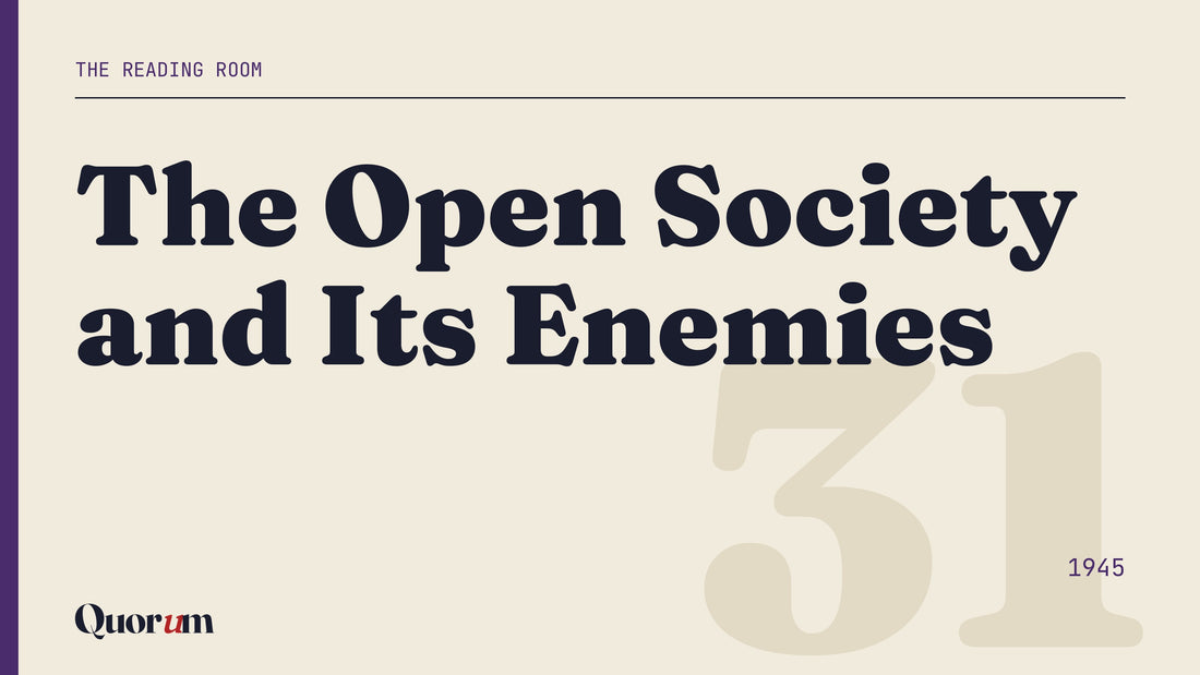 The Open Society and Its Enemies, a Reading Room essay