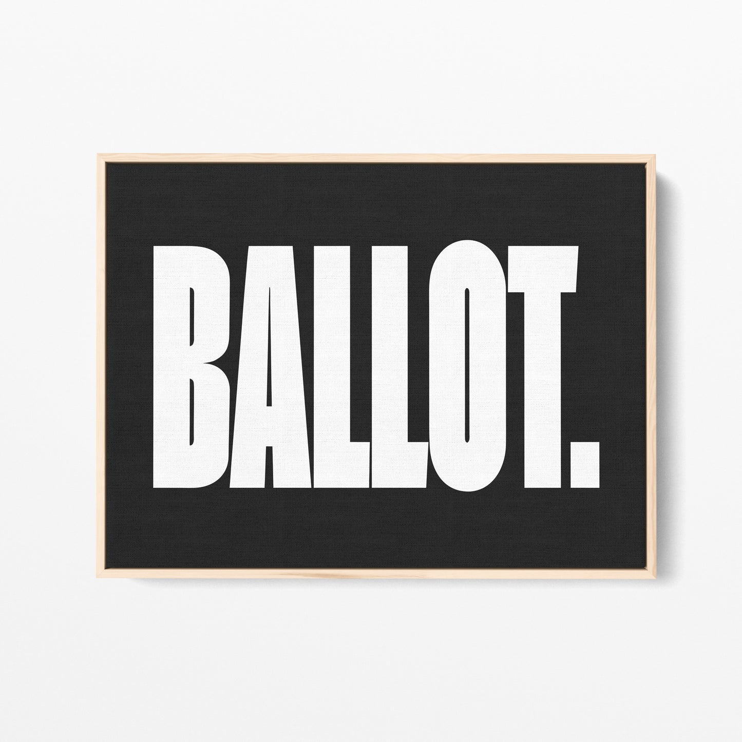 Ballot Canvas Landscape