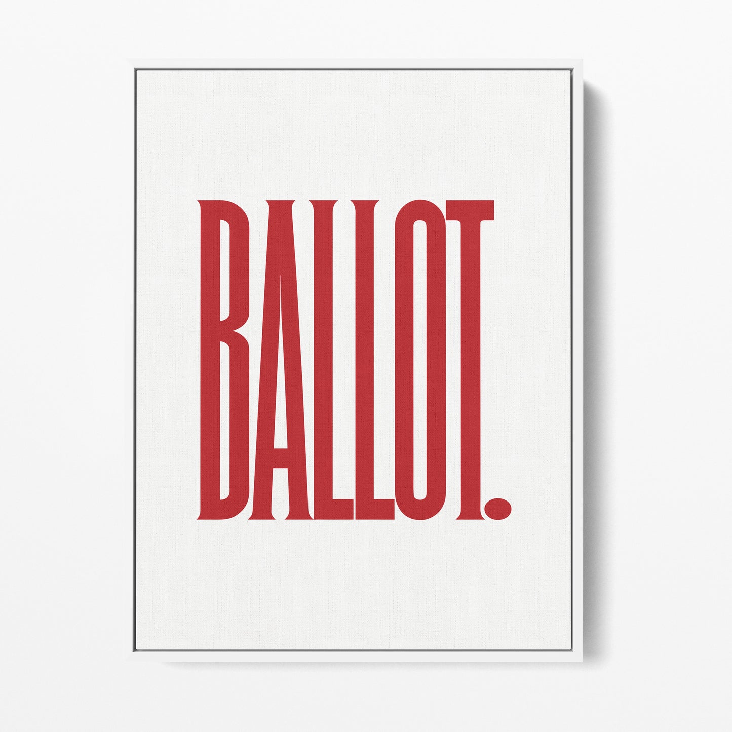 Ballot Canvas Portrait
