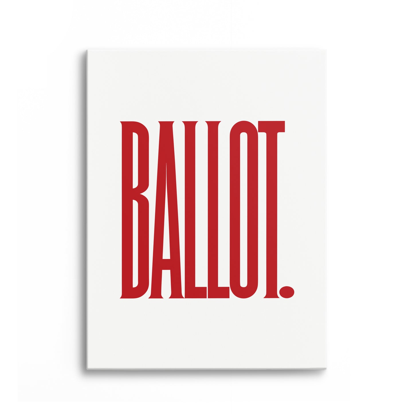 Ballot Canvas Portrait