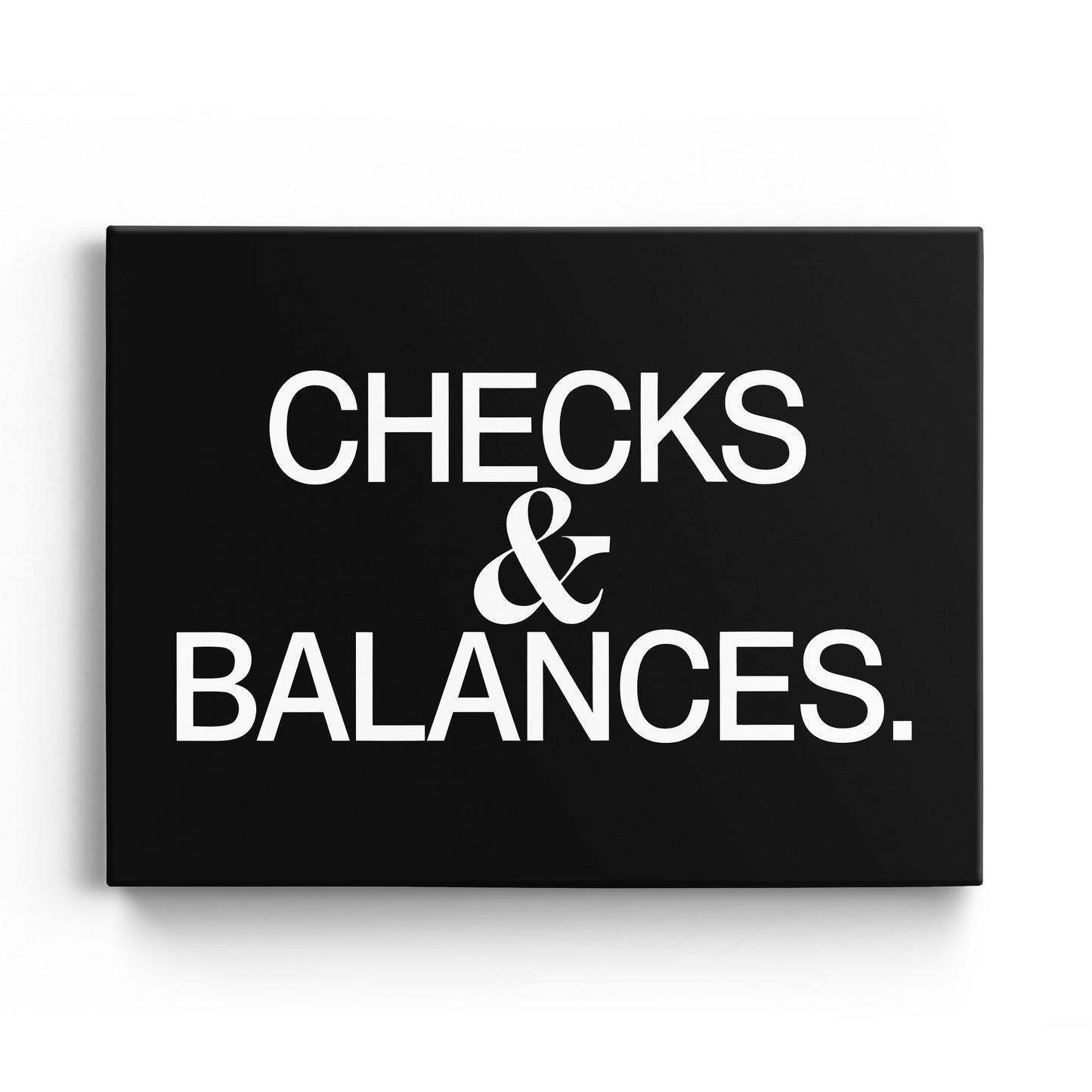 Checks and Balances Canvas Landscape