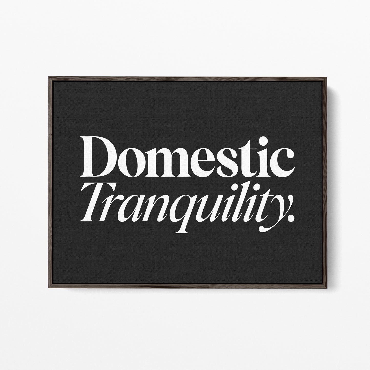 Domestic Tranquility Canvas Landscape
