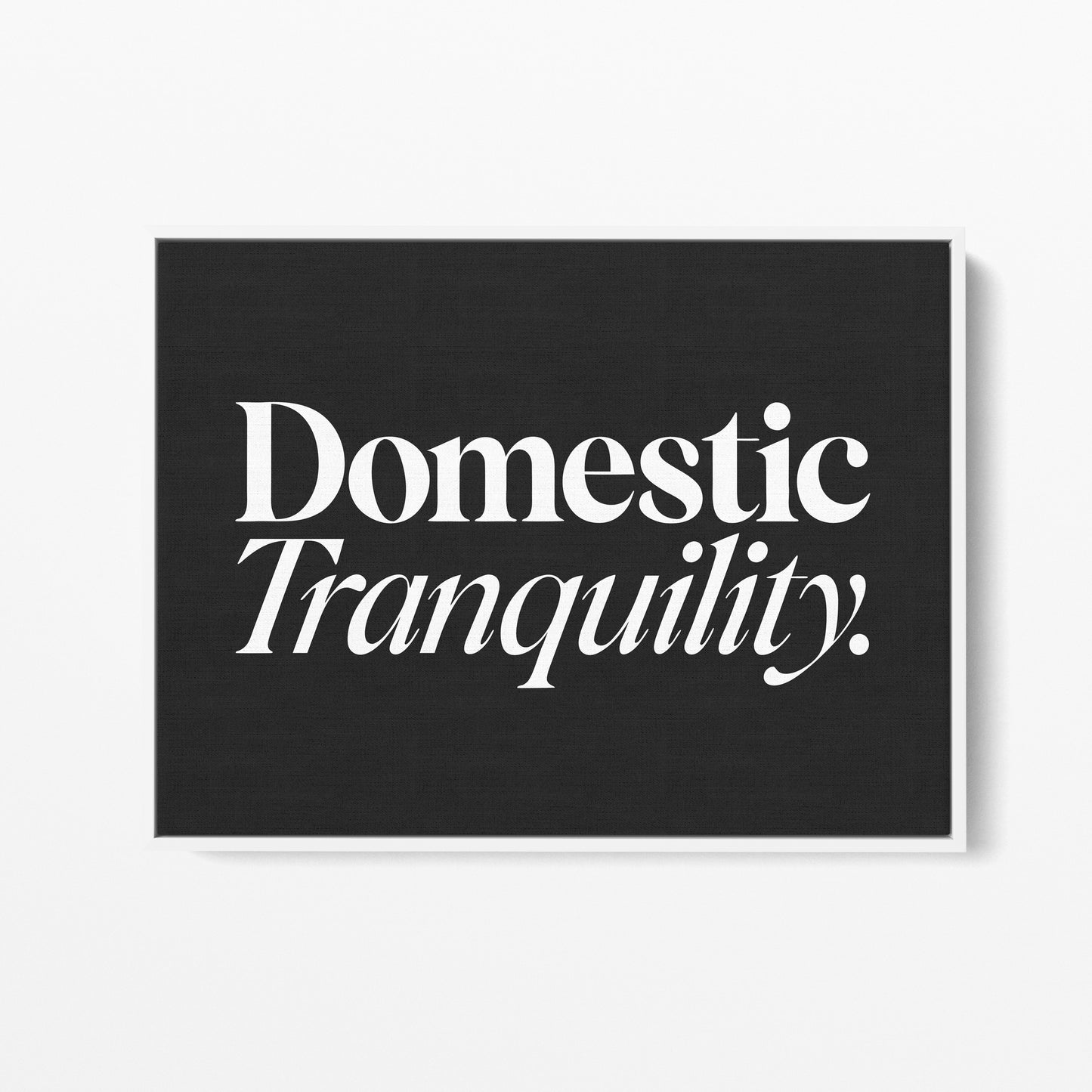 Domestic Tranquility Canvas Landscape