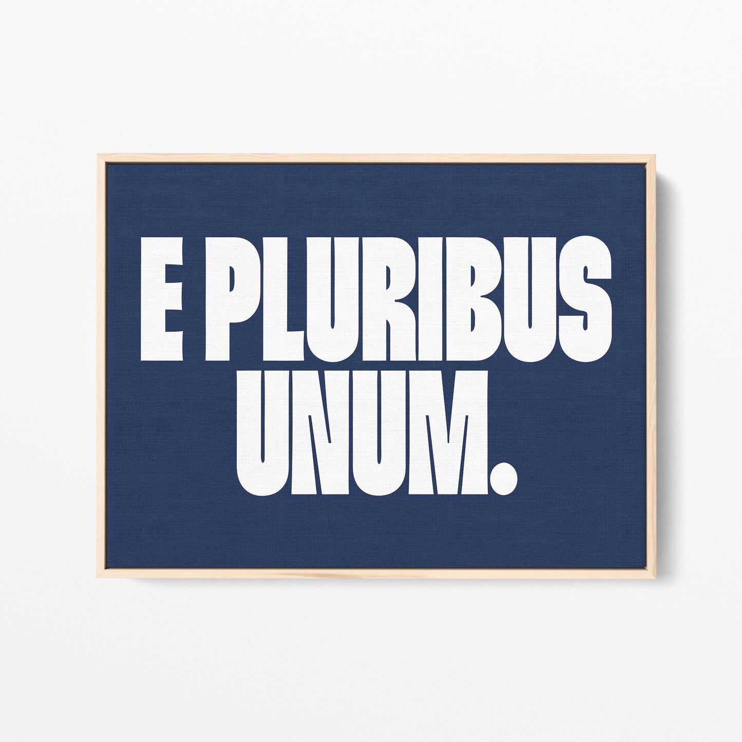 E Pluribus Unum Canvas Landscape