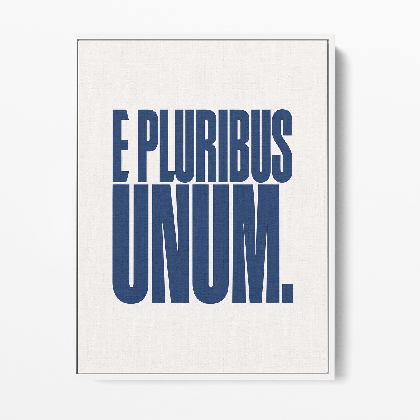 E Pluribus Unum Canvas Portrait