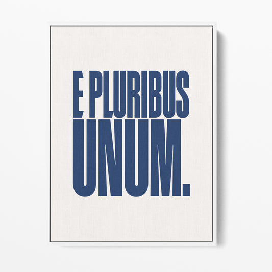 E Pluribus Unum Canvas Portrait