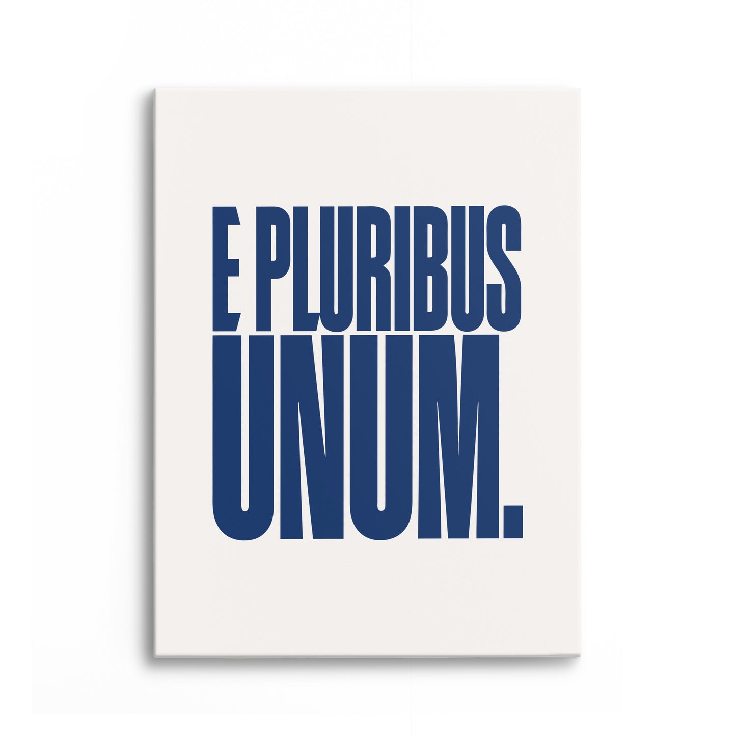E Pluribus Unum Canvas Portrait