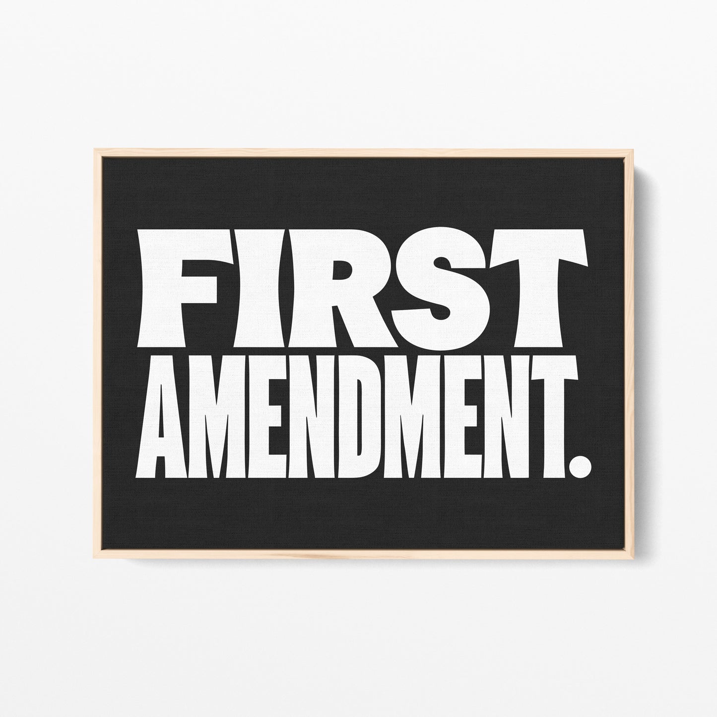 First Amendment Canvas Landscape