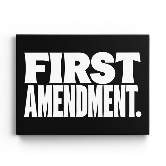 First Amendment Canvas Landscape