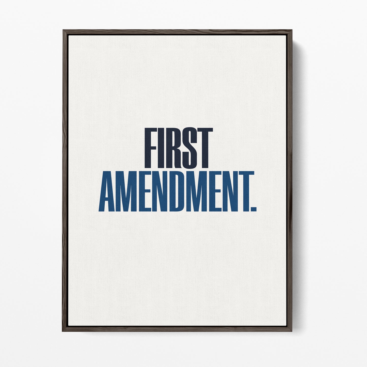 First Amendment Canvas Portrait