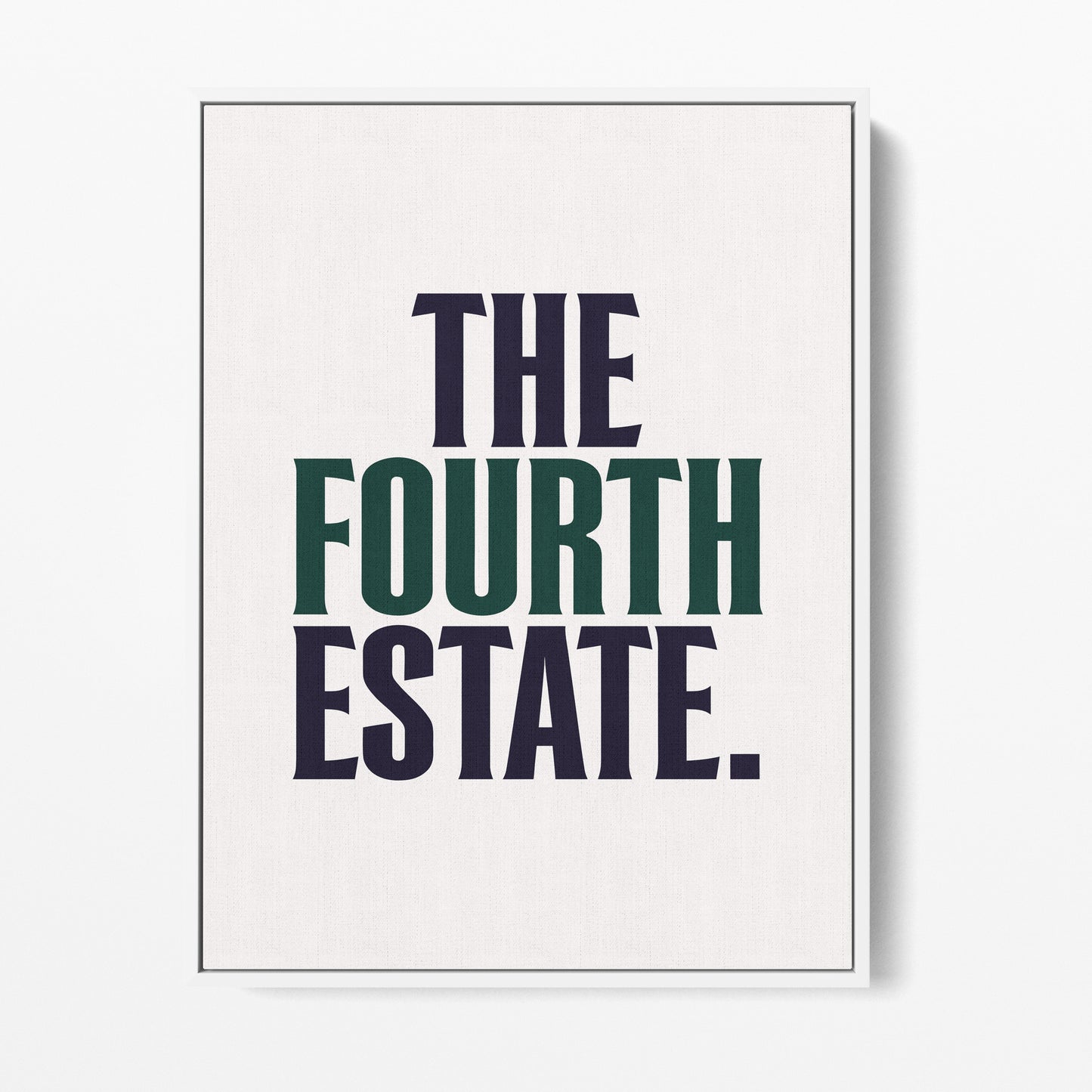 Fourth Estate Canvas Portrait