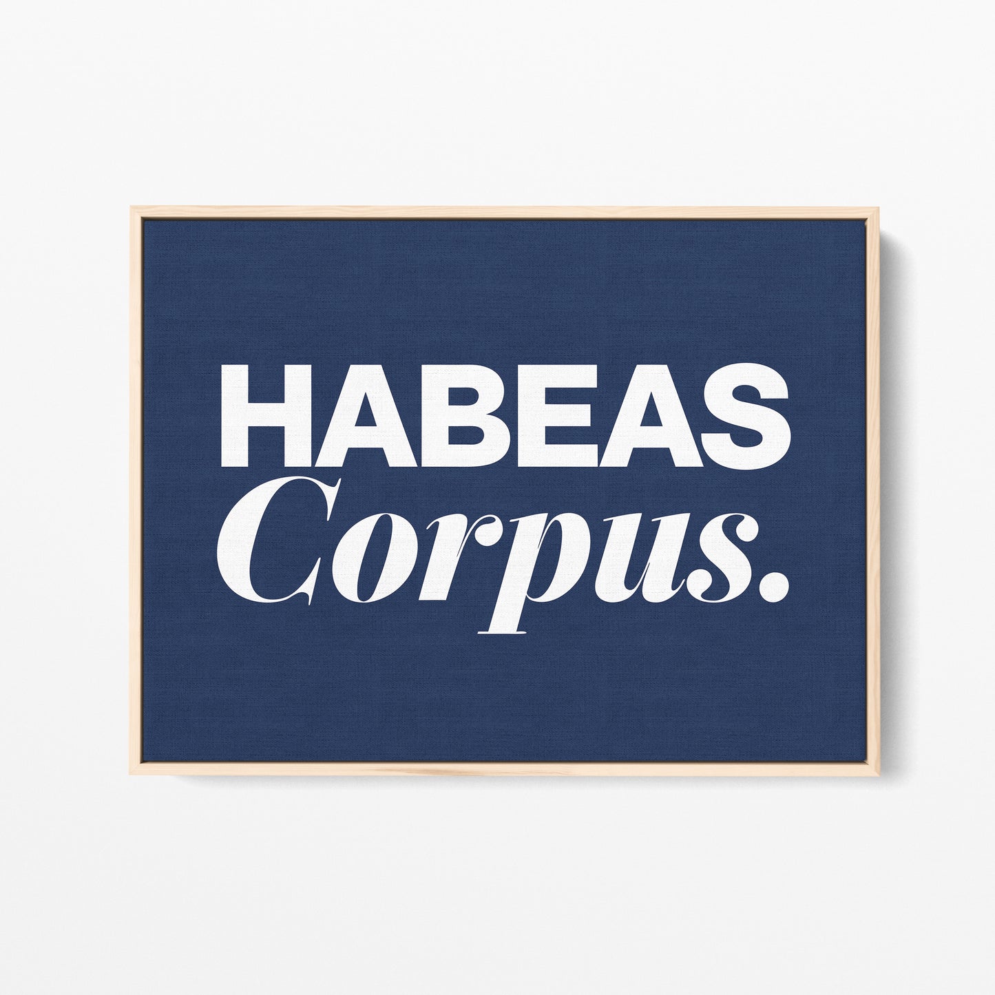 Habeas Corpus Canvas Landscape