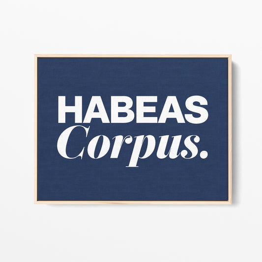 Habeas Corpus Canvas Landscape