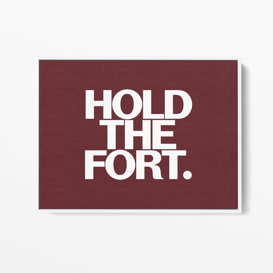 Hold the Fort Canvas Landscape