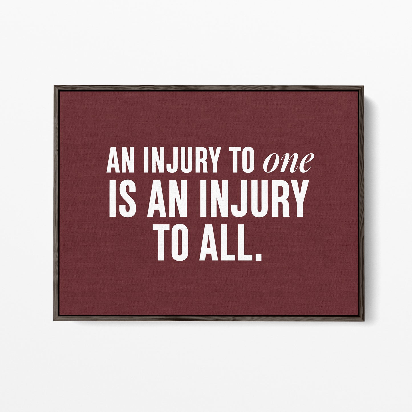 An Injury to One Is an Injury to All Canvas Landscape