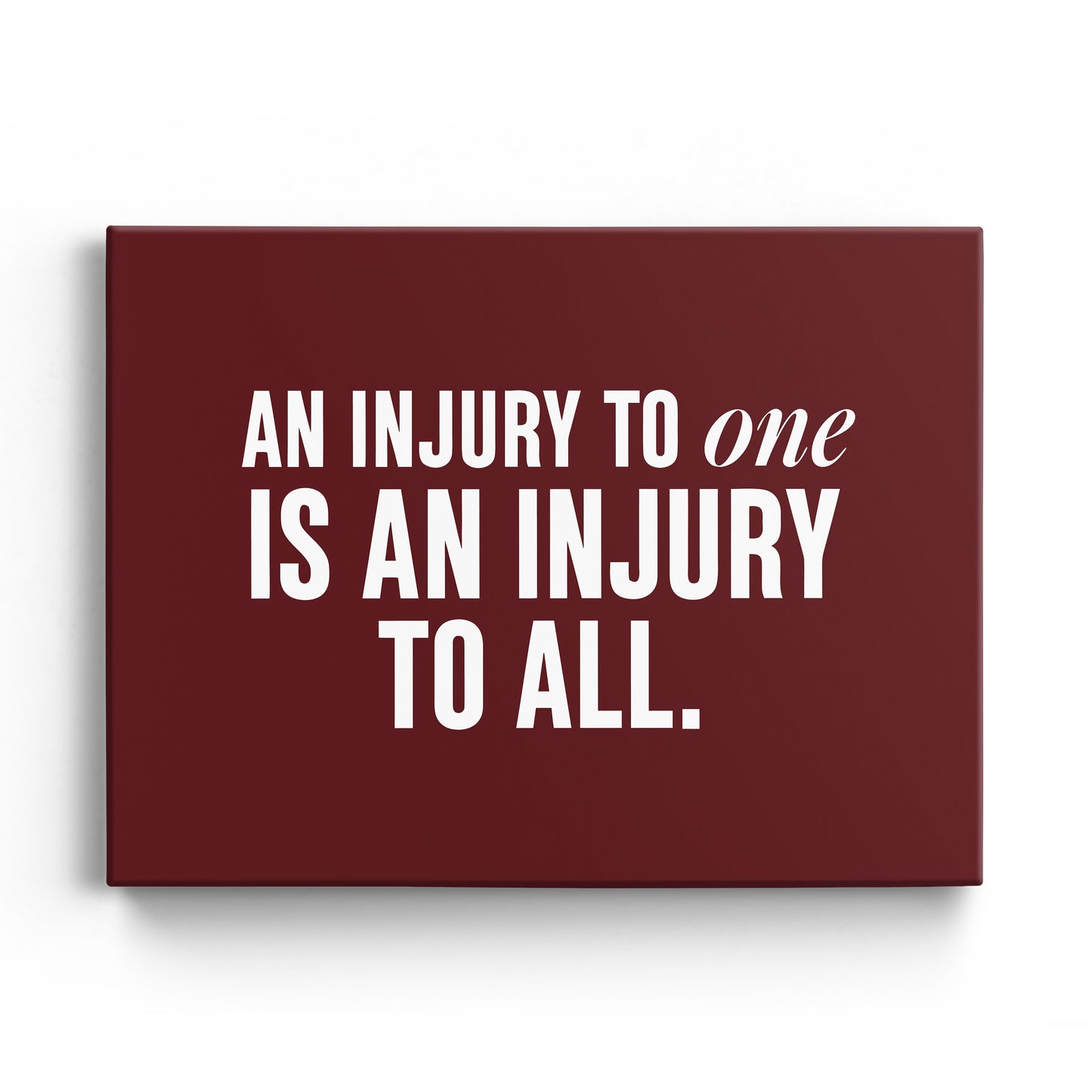 An Injury to One Is an Injury to All Canvas Landscape