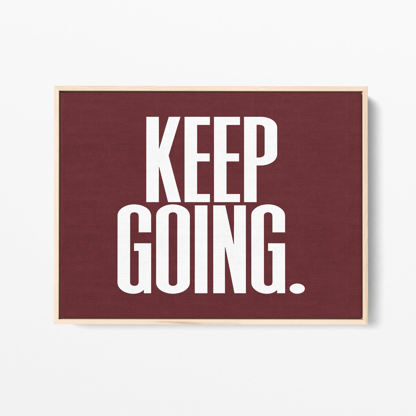 Keep Going Canvas Landscape