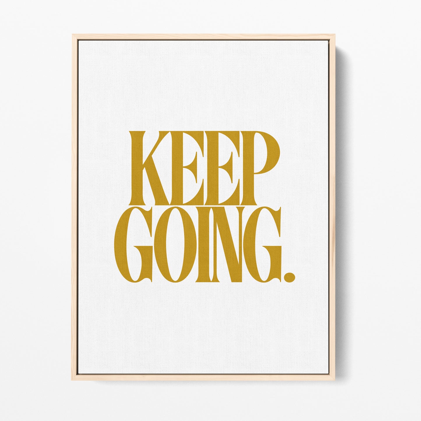 Keep Going Canvas Portrait