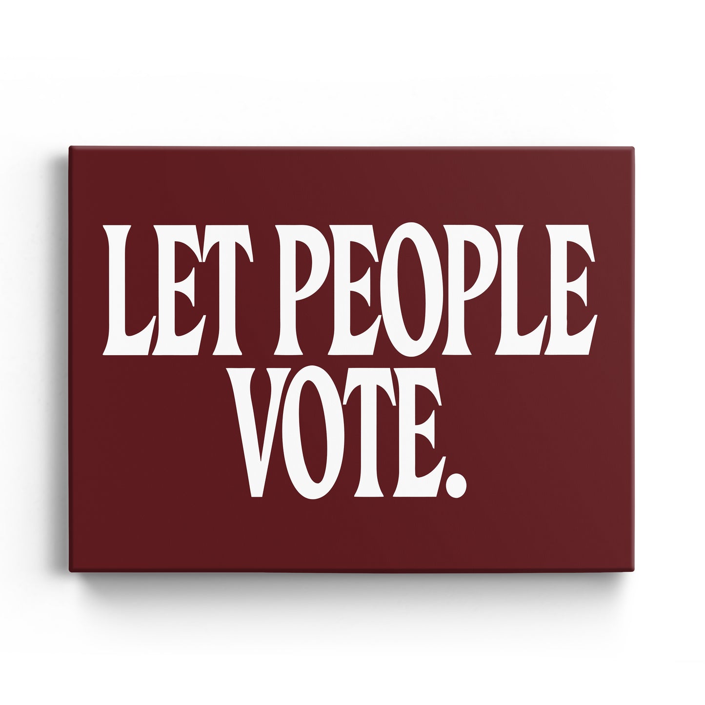 Let the People Vote Canvas Landscape