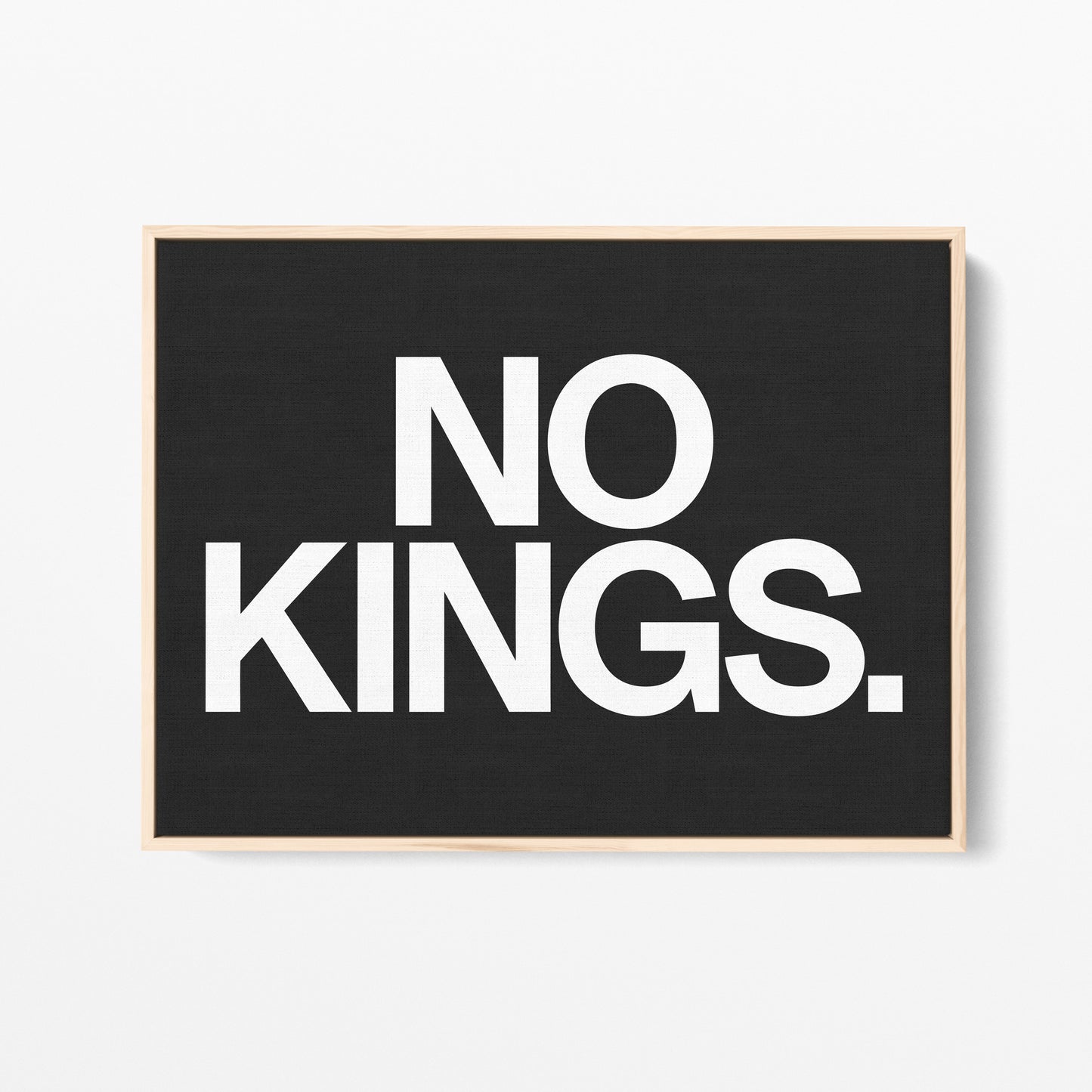 No Kings Canvas Landscape
