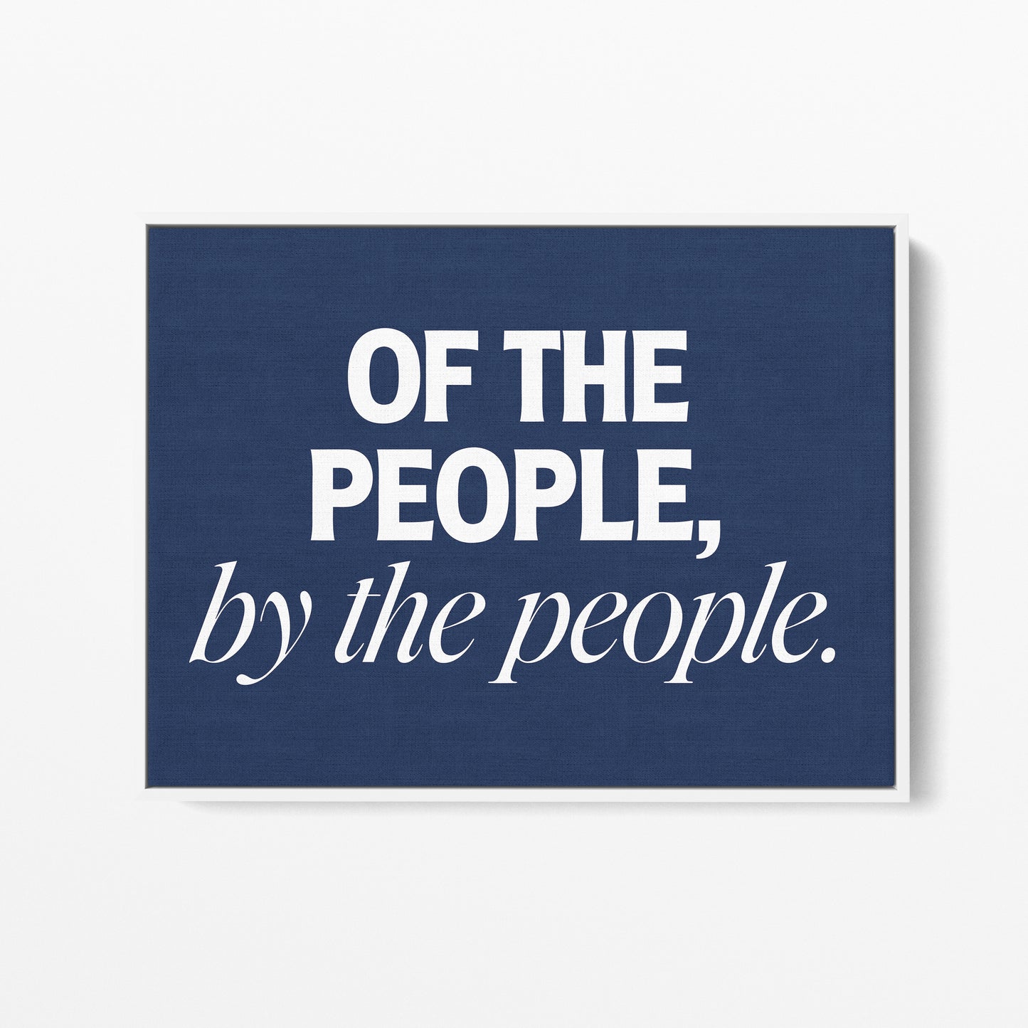 Of the People Canvas Landscape