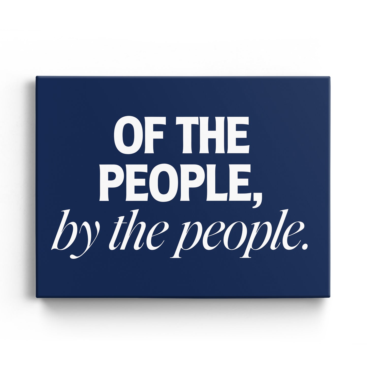 Of the People Canvas Landscape