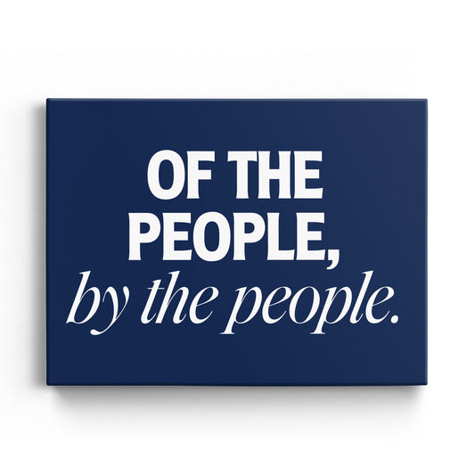 Of the People Canvas Landscape