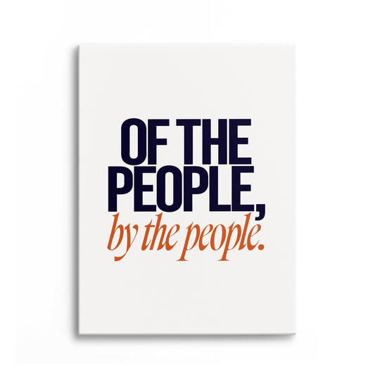 Of the People Canvas Portrait