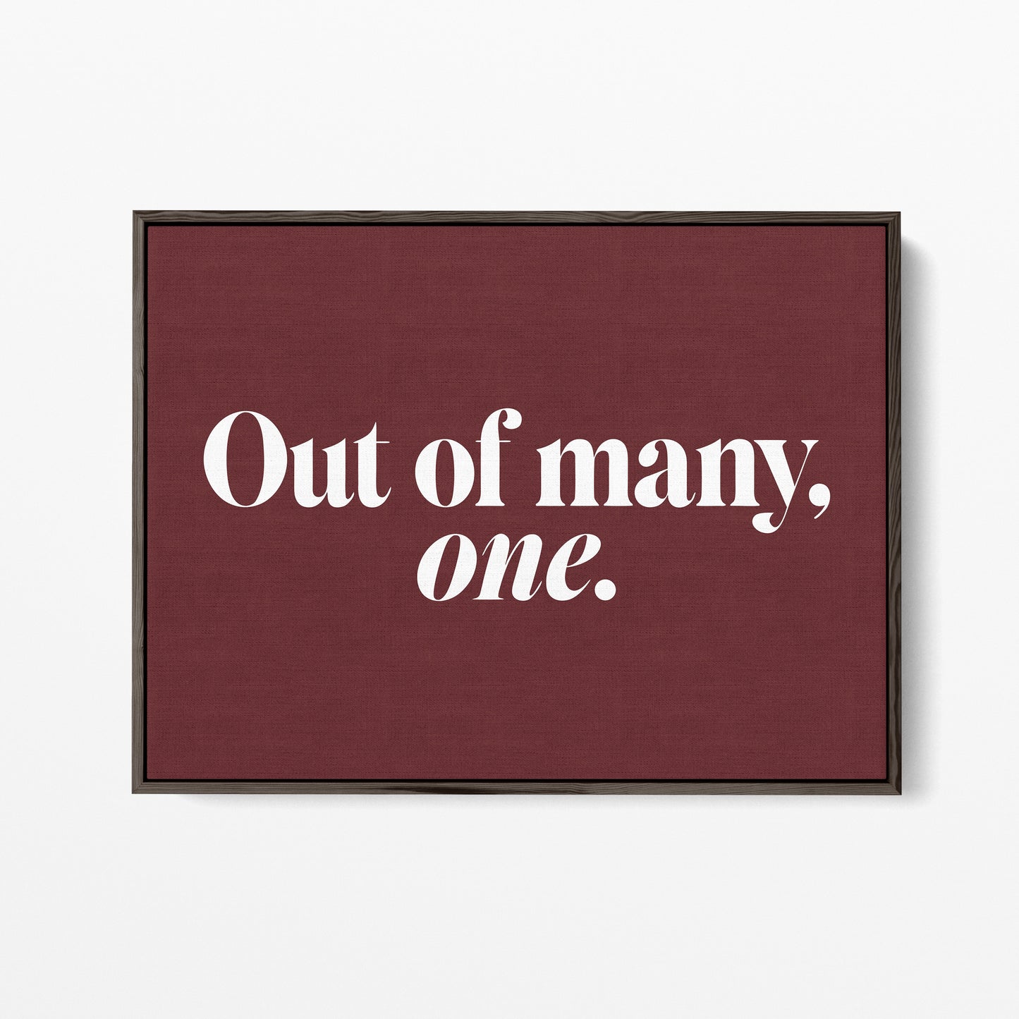 Out of Many, One Canvas Landscape