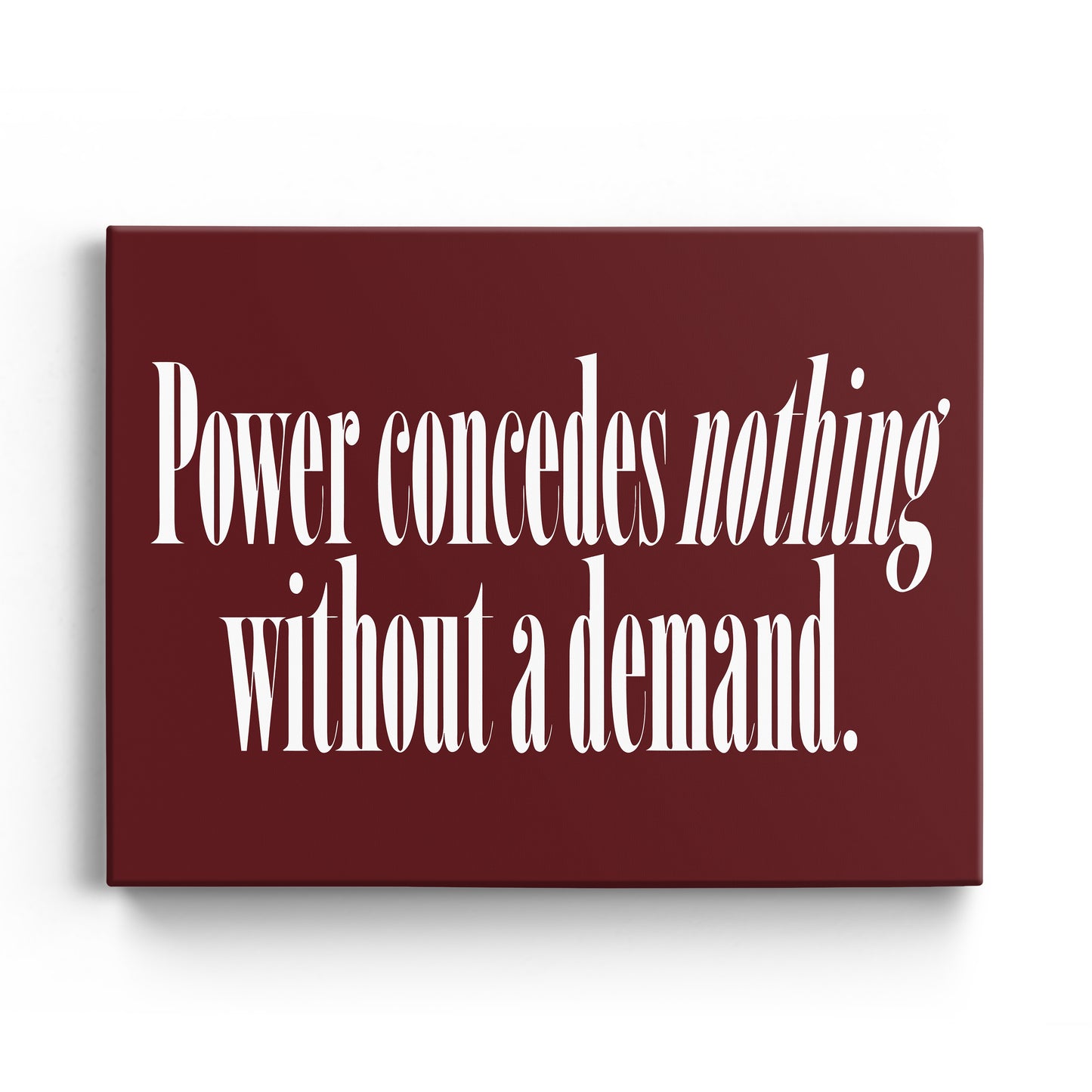 Power Concedes Nothing Canvas Landscape