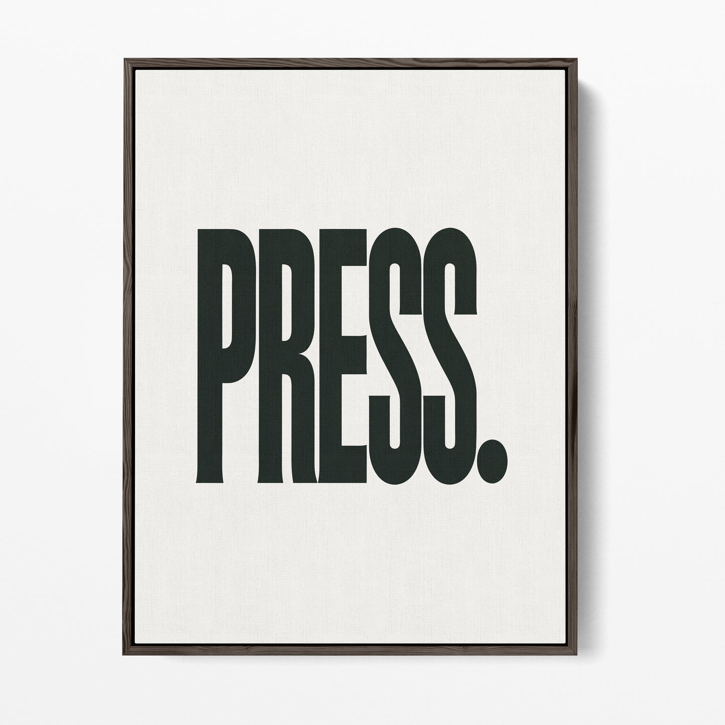 Press Canvas Portrait