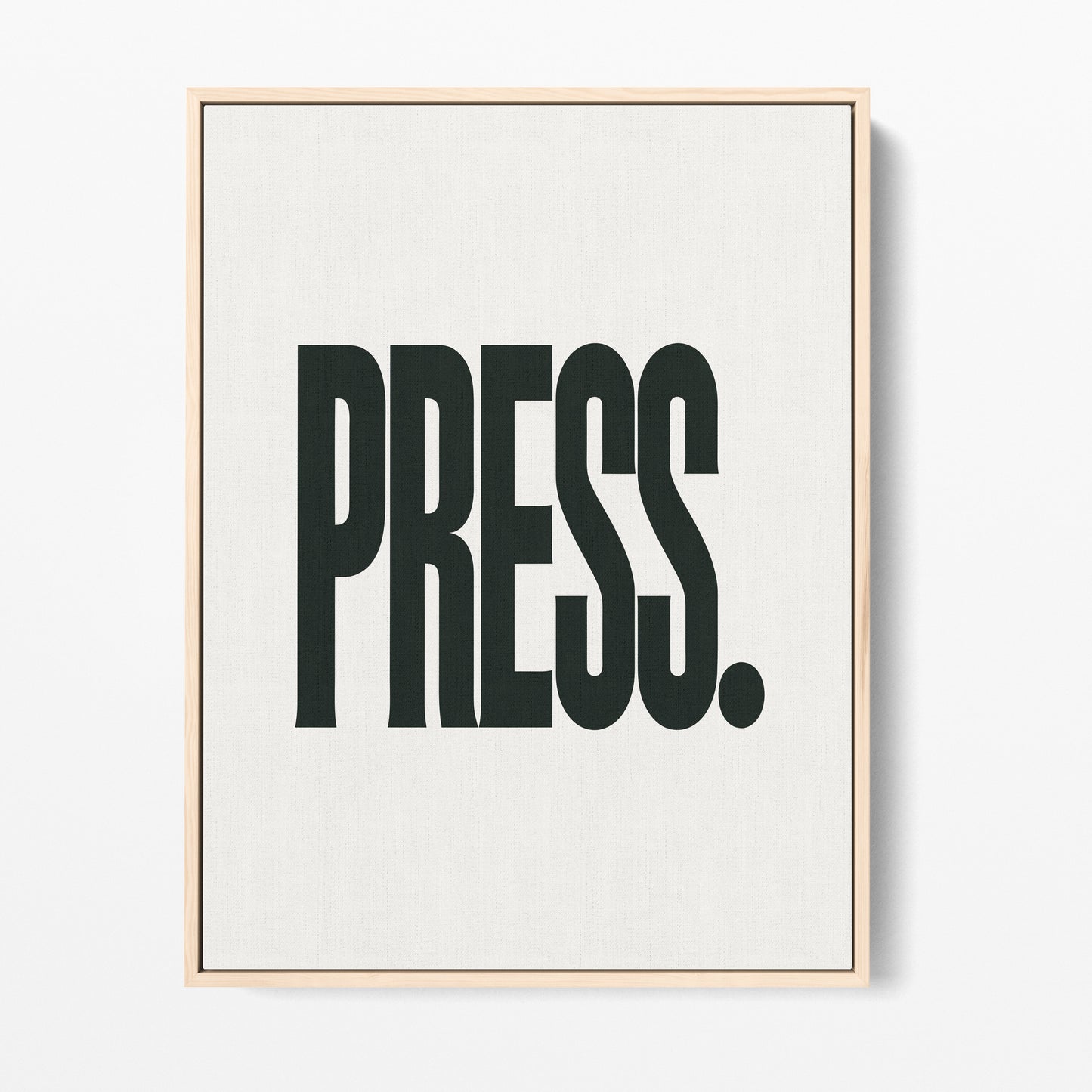 Press Canvas Portrait