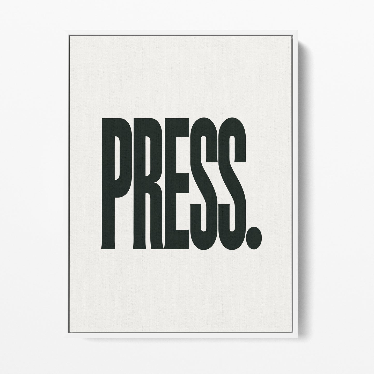 Press Canvas Portrait