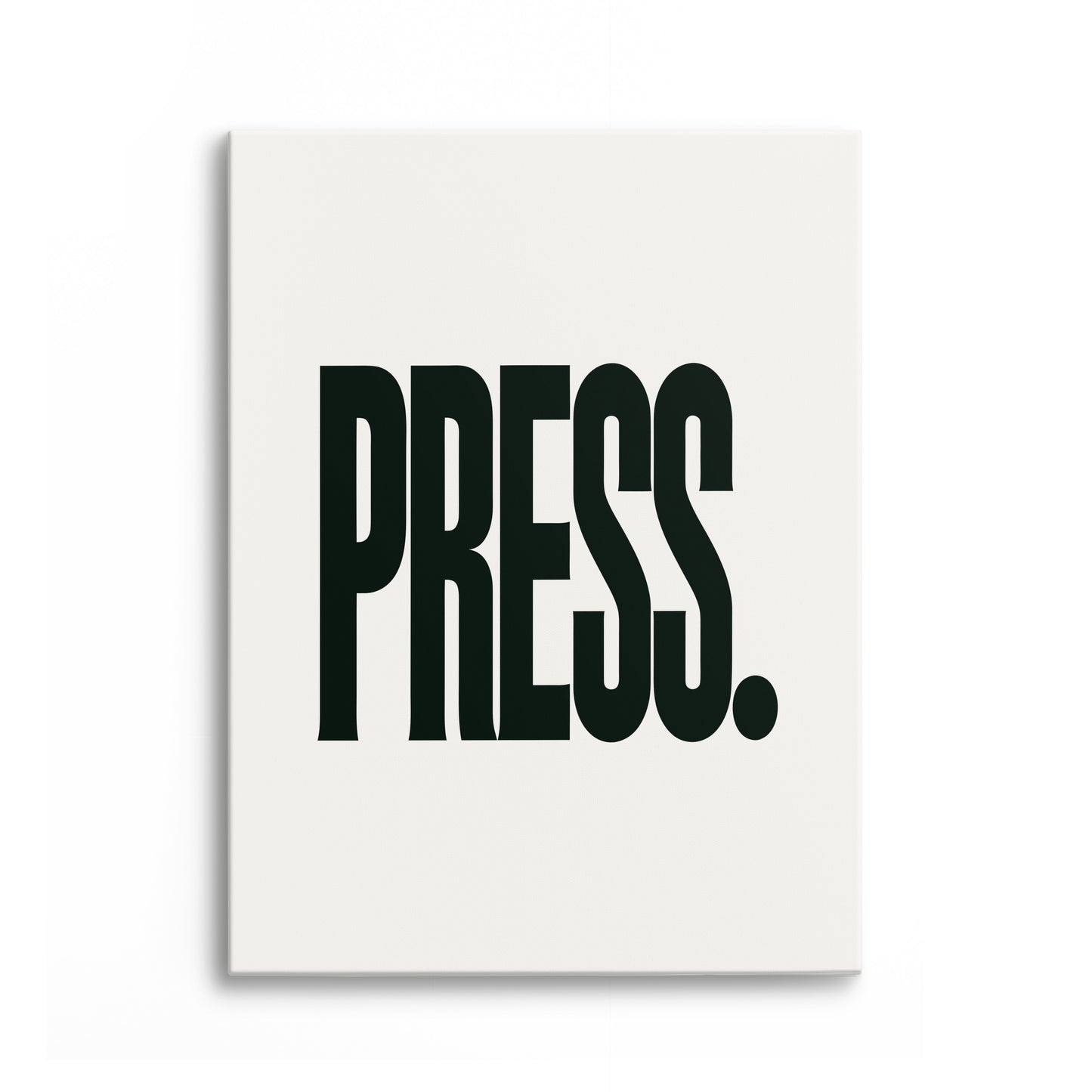 Press Canvas Portrait