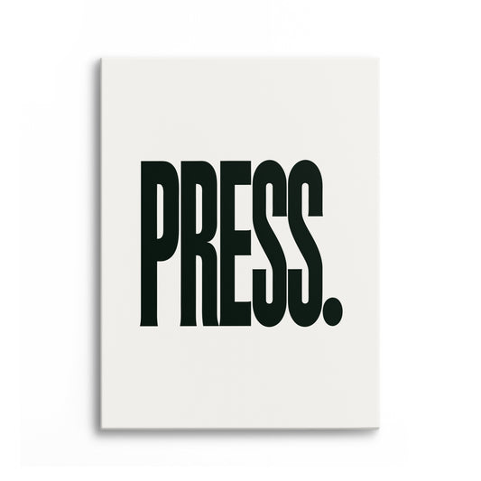 Press Canvas Portrait